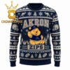 Akron Zips Rock Santa Claus Football  Christmas Ugly Sweater