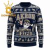 Akron Zips Santa Claus Angry Run Christmas Ugly Sweater