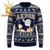 Akron Zips Santa Claus Face Christmas Ugly Sweater Akron Zips Santa Claus Face Christmas Ugly Sweater