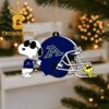 Akron Zips Snoopy Sport NCAA Football Christmas Ornament