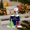 Akron Zips Stitch Heart Christmas Tree Decor Ornament