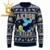 Akron Zips Stitch Jumping Christmas Ugly Sweater