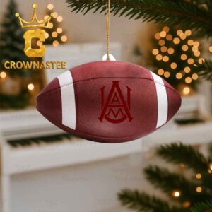 Alabama A&M Bulldogs Football Logo Christmas Tree Decor Ornament