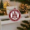 Alabama A&M Bulldogs Logo Christmas Ornament