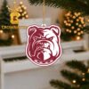 Alabama A&M Bulldogs Logo Christmas Tree Decor Ornament