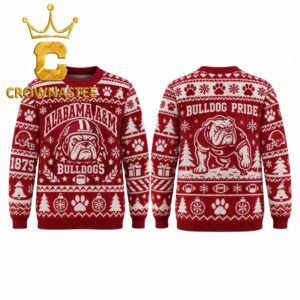 Alabama A&M Bulldogs Pride Christmas Ugly Sweater