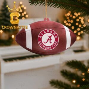 Alabama Crimson Tide Football Logo NCAA Christmas Tree Decor Ornament