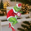 Alabama Crimson Tide Grinch Stole Logo Christmas Decor Ornament