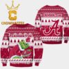 Alabama Crimson Tide Grinch Stole Logo Christmas Ugly Sweatshirt