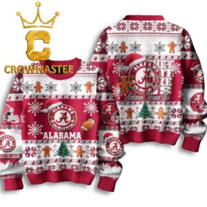 Alabama Crimson Tide They Not Like Us Christmas Ugly Sweatshirt