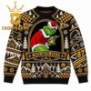 Appalachian State Mountaineers Grinch Stolen Football Logo Christmas Ugly Sweater