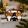 Appalachian State Mountaineers Winnie the Pooh And Piglet Football Christmas Ornament