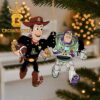 Appalachian State Mountaineers Woody Toy Story Football Christmas Ornament