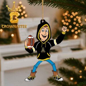 Appalachian State Mountaineers Woody Toy Story Football Christmas Ornament