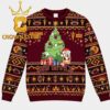 Arizona State Sun Devils Bluey Christmas Pattern Ugly Sweater