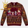Arizona State Sun Devils Bluey Family Christmas Ugly Sweater