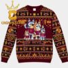 Arizona State Sun Devils Bluey Game Day NCAA Football Christmas Ugly Sweater Arizona State Sun Devils Bluey Game Day NCAA Football Christmas Ugly Sweater
