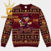 Arizona State Sun Devils Donald Duck And Daisy Duck Christmas Ugly Sweater