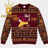 Arizona State Sun Devils Goofy Circus Football Christmas Ugly Sweatshirt
