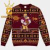 Arizona State Sun Devils Goofy Football Christmas Pattern Ugly Sweater
