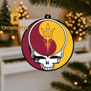 Arizona State Sun Devils Greatful Dead NCAA Christmas Tree Decor Gift Ornament