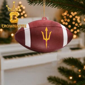 Arizona State Sun Devils Logo Football Logo Christmas Tree Decor Ornament