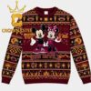 Arizona State Sun Devils Mickey Minnie Mouse Disney Christmas Ugly Sweater