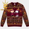 Arizona State Sun Devils NCAA Snoopy Football Christmas Ugly Sweater