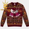 Arizona State Sun Devils NCAA Snoopy Football Christmas Ugly Sweater