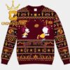 Arizona State Sun Devils Pooh Bear Disney Christmas Ugly Sweater