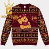Arizona State Sun Devils Santa Claus Angry Christmas Ugly Sweater