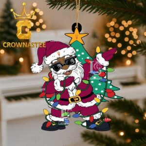 Arizona State Sun Devils Santa Claus Christmas Tree Decor Gift Ornament