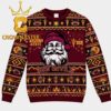 Arizona State Sun Devils Santa Claus Football Christmas Ugly Sweater