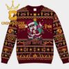 Arizona State Sun Devils Santa Claus Football Christmas Ugly Sweatshirt