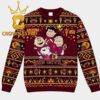 Arizona State Sun Devils Shrek And Donkey Football Christmas Ugly Sweatshirt