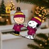 Arizona State Sun Devils Snoopy Player Football Christmas Ornament