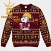 Arizona State Sun Devils Snoopy NCAA Christmas Ugly Sweater