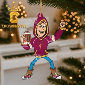 Arizona State Sun Devils Toy Woody Story Football Christmas Tree Decor Ornament