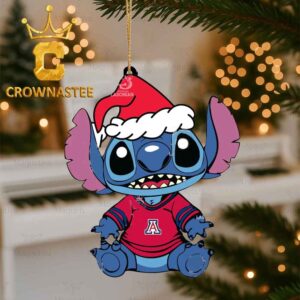 Arizona Wildcats Baby Stitch Christmas Tree Decor Ornament