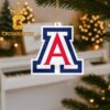 Arizona Wildcats Grinch Stole Secondary Logo Christmas Decor Gift Ornament
