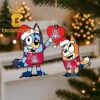 Arizona Wildcats Santa Claus Christmas Tree Decor Ornament