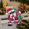 Arizona Wildcats Santa Claus Head NCAA Football Christmas Tree Decor Ornament Arizona Wildcats Santa Claus Head NCAA Football Christmas Tree Decor Ornament