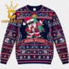 Arizona Wildcats Santa Claus Head NCAA Football Christmas Ugly Sweater Arizona Wildcats Santa Claus Head NCAA Football Christmas Ugly Sweater