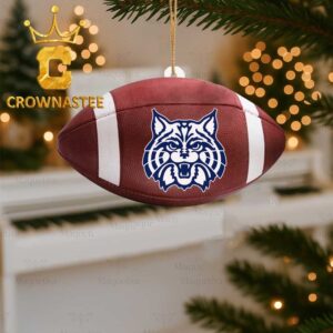 Arizona Wildcats Secondary Logo Football Christmas Decor Gift Ornament
