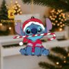 Arizona Wildcats Stitch Santa Christmas Tree Decor Ornament Arizona Wildcats Stitch Santa Christmas Tree Decor Ornament