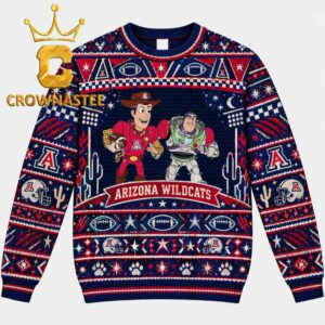 Arizona Wildcats Woody And Buzz toy Story Christmas Ugly Sweater