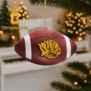 Arkansas Pine Bluff Golden Lions Football Logo Christmas Ornament