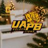 Arkansas Pine Bluff Golden Lions Logo Christmas Ceramic Ornament Arkansas Pine Bluff Golden Lions Logo Christmas Ceramic Ornament