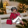Arkansas Razorbacks Betty Boop Queen Christmas Tree Decor Ornament Arkansas Razorbacks Betty Boop Queen Christmas Tree Decor Ornament