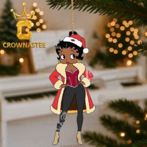 Arkansas Razorbacks Betty Boop Queen Christmas Tree Decor Ornament
